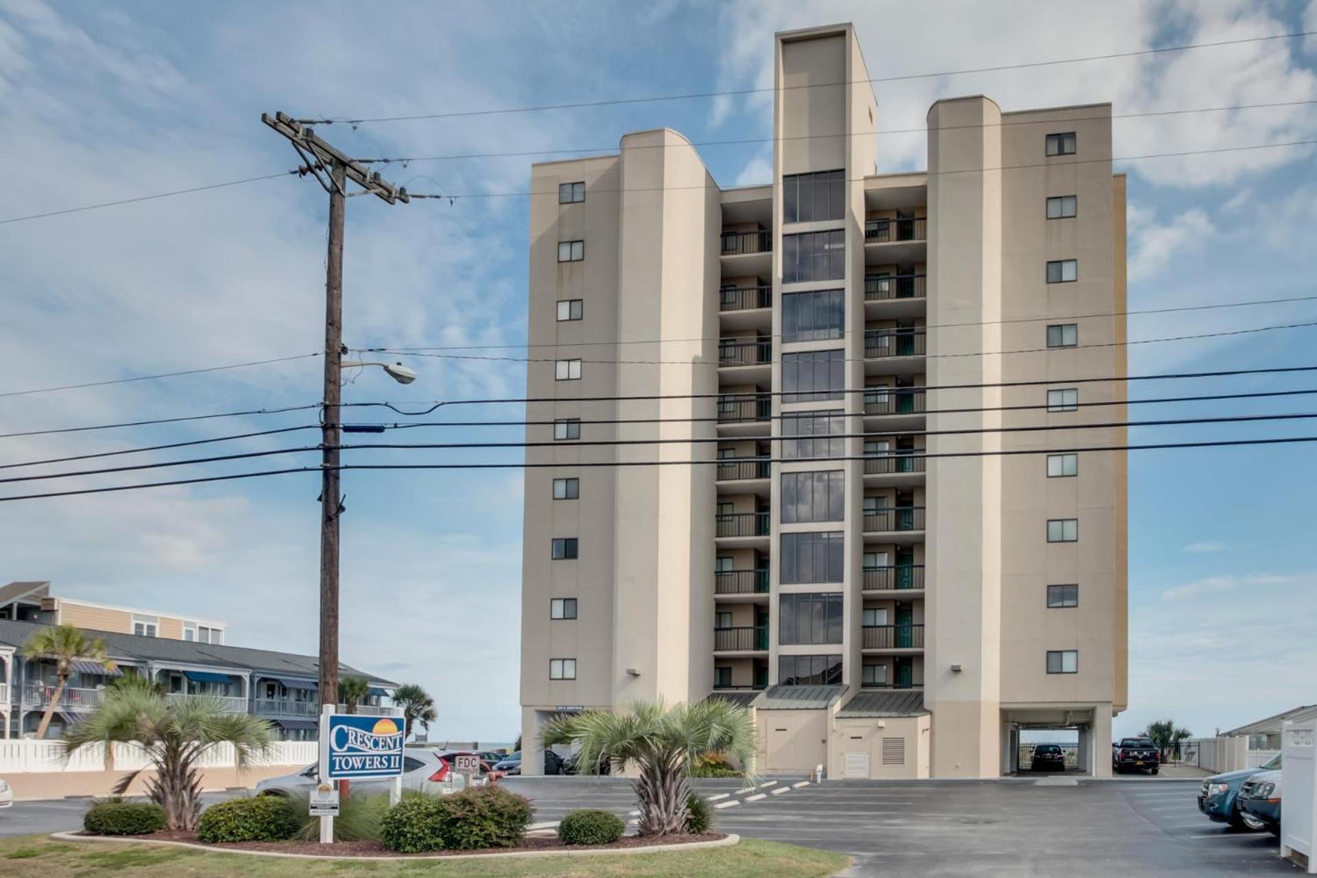 Crescent Towers II 508 - Oceanfront - Crescent Beach Villa Myrtle Beach Exterior photo